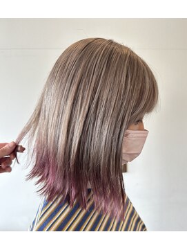 エイト 半田(EIGHT) 【オシャレ女子】ミルクティー×ピンクグラデーション