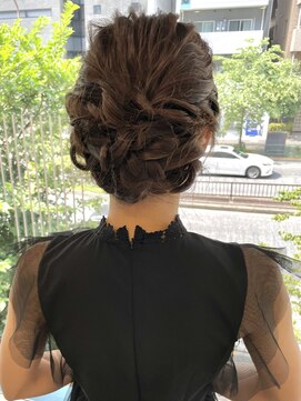 トリコ ショップアンドヘアサロン(tricot shop hair salon) パーティーヘアセット♪