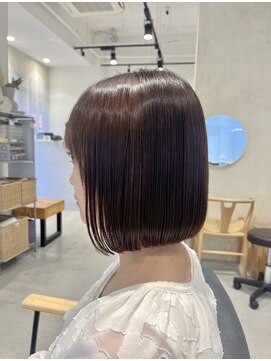 ビューバイネオリーブ 用賀店(Beau'r by neolive) 黒髪ボブルフネビージュ小顔ワンレン《用賀》