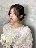 【 Blowfy 】結婚式 お呼ばれ ゆるヘアアレンジ