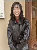 LA PENSEE / beige 田川 / 暗めカラー/たっぷりレイヤーカット