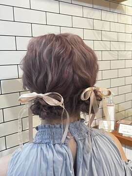 オーブ ヘアー リリー 博多2号店(AUBE HAIR lily) 結婚式ライブヘアセット♪♪
