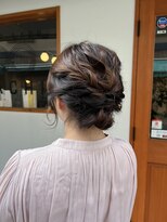 ヘアーラボ ハチ(HAIR LABO HACHI)&nbsp;ボブお宮参りアレンジ