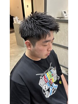 スイッチ(men's SWITCH) 大分スパイキーショートツーブロックレイヤーショート