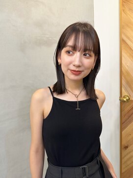 ヒュージ 表参道(huge) 髪質改善ボリュームダウンストレートパーマ/縮毛矯正■韓国