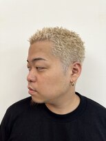 ビーバイエイトジェンツ(Bee by EIGHT GENTS) カルマパーマ/ベリーショート/ダークアッシュ/ニュアンスパーマ