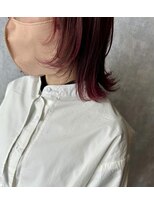 ダリー 菊水店(Dali)&nbsp;シールエクステ・ウルフ・レッドブラウン・レイヤーカット