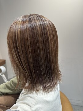 ギネス(Giness) ベージュハイライト【小顔/ワンレン/ボブルフ】