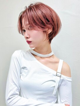 クレム 博多駅店(ChLem) 大人ショート 丸みショート 暖色カラー 博多ショート 福岡美容室