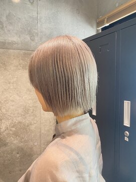 スタイル スマート サロン(STYLE smart salon) 【yua/藤沢】ハイトーンボブ/ケアブリーチ/ホワイトシルバー