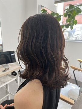 ミエル ヘア 新宿(miel hair) 外はねくびれボブ【新宿】