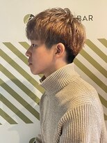 バーバーバー アカバネ(BARBER-BAR AKABANE) メンズのブリーチカラー 秋冬の透明感カラー/ブロンド/ブラウン2