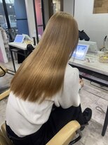 アジールヘア 所沢プロペ通り店(agir hair)&nbsp;ハイトーンミルクティーホワイトベージュメルティカラー所沢