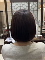 ウィーブ 成田店(Weve)&nbsp;イメチェン/ホワイトブロンド/外ハネボブ/美髪/縮毛矯正/成田