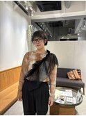 ミニボブ×ステップカット