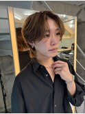 フェザーパーマニュアンスパーマセンターパートダウンパーマ