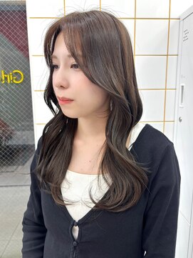 ガーランド(Girland) 【girland】greyge color ♪韓国風/レイヤーカット