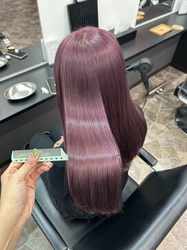 ヘアースマイルクー(HAIR SMILE COEUR) 【COEUR/YUKA】ラベンダー　艶カラー　個性的