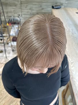 ヲタク(wotaku.) ミルクティーベージュグレージュカラーくすみベージュハイトーン