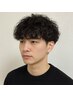 【中安限定】メンズカット＋パーマ＋眉カット＋スタイリング剤￥13,000