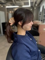 ジエクトカナウ 梅田&nbsp;【顔周り似合わせカット】チョコレートブラウン