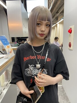 ヌープヘアーアイス(NUUP.hair ici) ロングレイヤーカット/ハイライトカラー/ハッシュカット