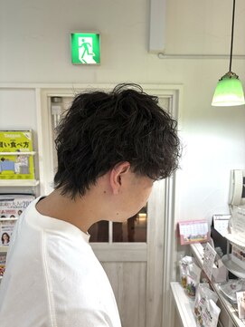 アンティークベル 南柏(ANTIQUE BELLE) “ショートウルフ”シャドウパーマ