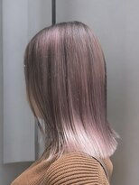 ピリオド 赤坂(Period.) ミディアム セミロング ピンク 髪質改善 赤坂見附 美容室