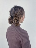 銀座新橋着付けヘアセットサロン［N］&nbsp;ツインお団子/ヘアセット/結婚式/成人式/卒業式/浴衣/銀座/新橋