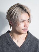 アルファ 新宿(alpha)&nbsp;フェザーパーマ/ブルーブラック/刈り上げセンターパート[新宿]