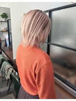 プチメゾントウキョウ(Petit Maison Tokyo) ショートウルフ_ミルクティベージュ