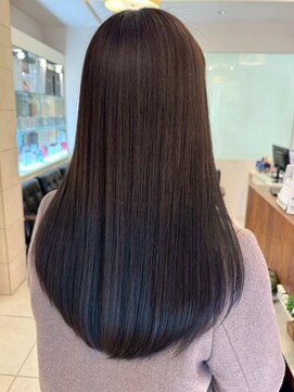 ビューティシモ 所沢(Beautissimo) グレージュ 髪質改善 サラツヤストレート 艶髪カラー ロング