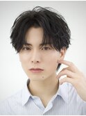 熊本フェザーパーマメンズショートツイストスパイラル波巻き