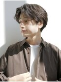 パーマセンターパート　ナチュラルセンターパート　銀座