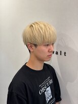 ウォルト(walt) 栄 メンズ ホワイトブロンド 韓国風マッシュ