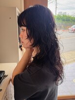マイン(mine)&nbsp;ミディアムレイヤー　レイヤーパーマ　ゆるふわパーマ　パーマ