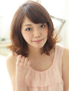 リノヘア プラス 関内店(RINO hair＋) ＲＩＮＯ関内店　スイートな色気×巻き髪ミディ