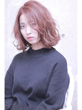 カシュカシュ(cache cache) cache☆オルチャンアプリコットオレンジカラー☆