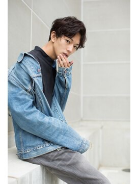 スタジオ 渋谷 原宿(Stujio) 自然なアップバングスタイル【Stujio】