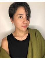 コンベックス(convex)&nbsp;黒髪アシンメトリーショート