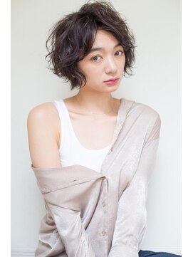 ロンドプランタン 恵比寿(Lond Printemps) 【Lond printemps水野】くせ毛風無造作ショートヘア