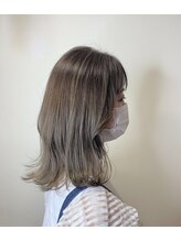 ヘアーズ ギャラリー 米子店(Hair's Gallery) ３０代/ツヤ感カラー/立体感アップボブ/愛されボブ