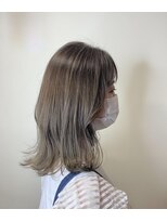 ヘアーズ ギャラリー 米子店(Hair's Gallery) ３０代/ツヤ感カラー/立体感アップボブ/愛されボブ