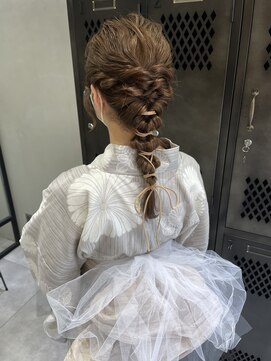 フェリア 松山(Feria) 【Feria松山】浴衣×可愛いオニオンヘア-相原愛梨-