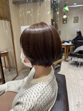 美容室 パルス 静岡鷹匠店(PALS) 丸みショート ショート ショートボブ 髪質改善