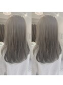 髪質改善カラー×シアーグレージュ