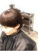 刈り上げマッシュボブ