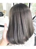 【Blend渋谷】大人気透明感グレーカラー　髪質改善