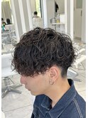 波巻きスパイラル　波巻きパーマ