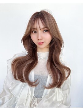 アフロートリノ(AFLOAT Leino) 大人可愛い韓国くびれヘア　レイヤーカット　似合わせ顔まわり#